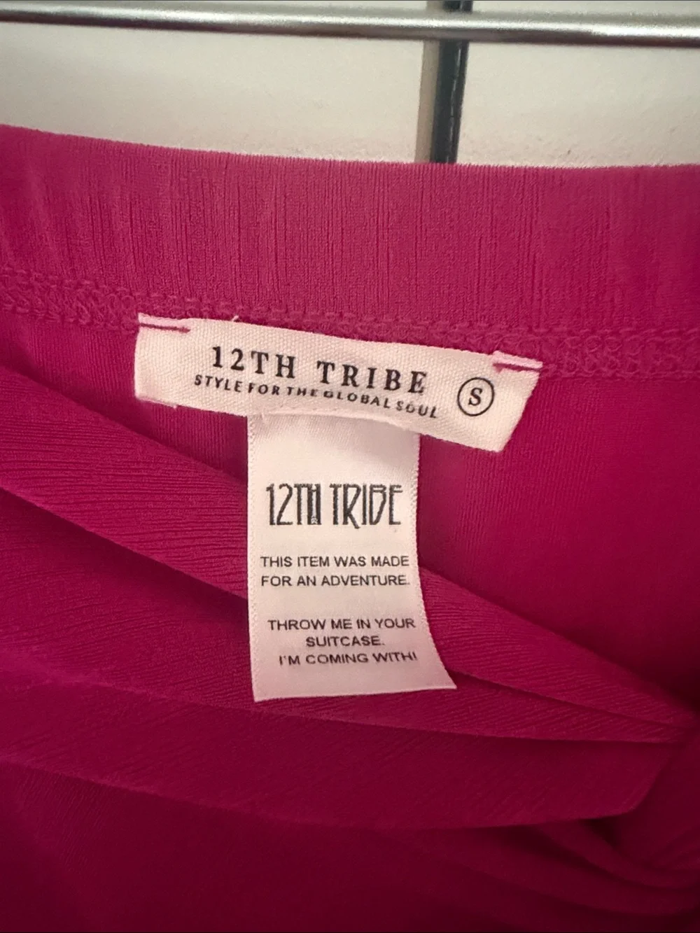 12th Tribe Fuchsia Skirt and Top Matching Set